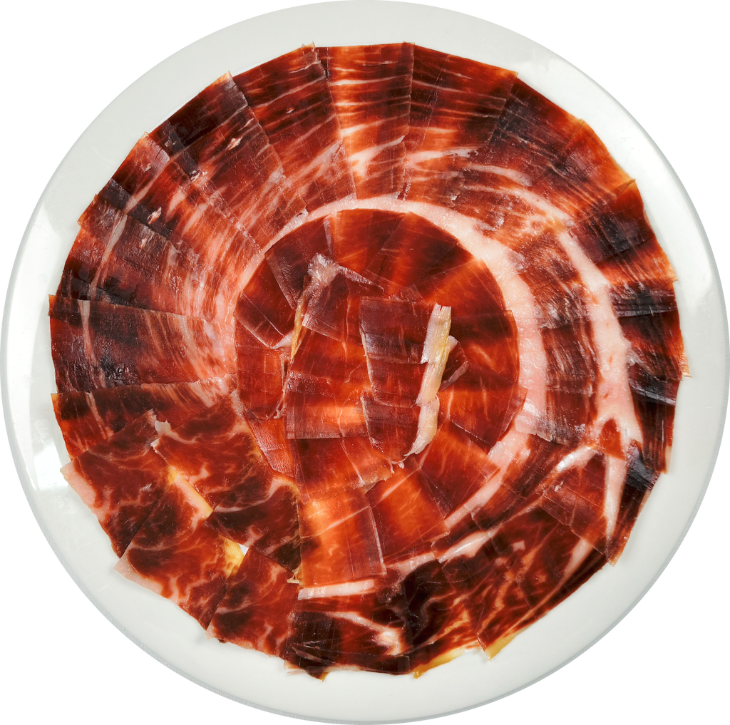 Plato de Jamón de Bellota 100% Ibérico envasado al vacío