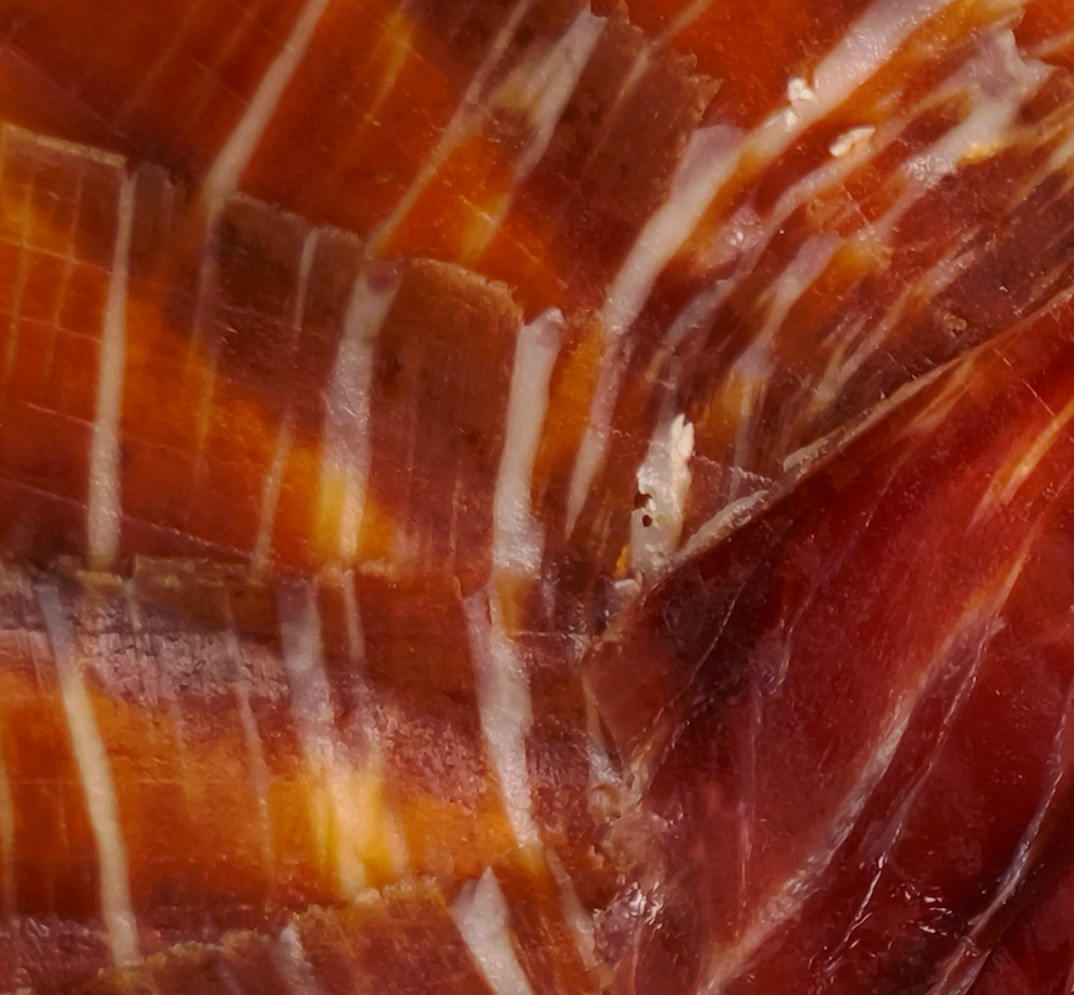 Plato de Jamón de Cebo de campo 50% Ibérico envasado al vacío